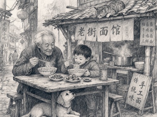 阿公老街麵攤記憶
